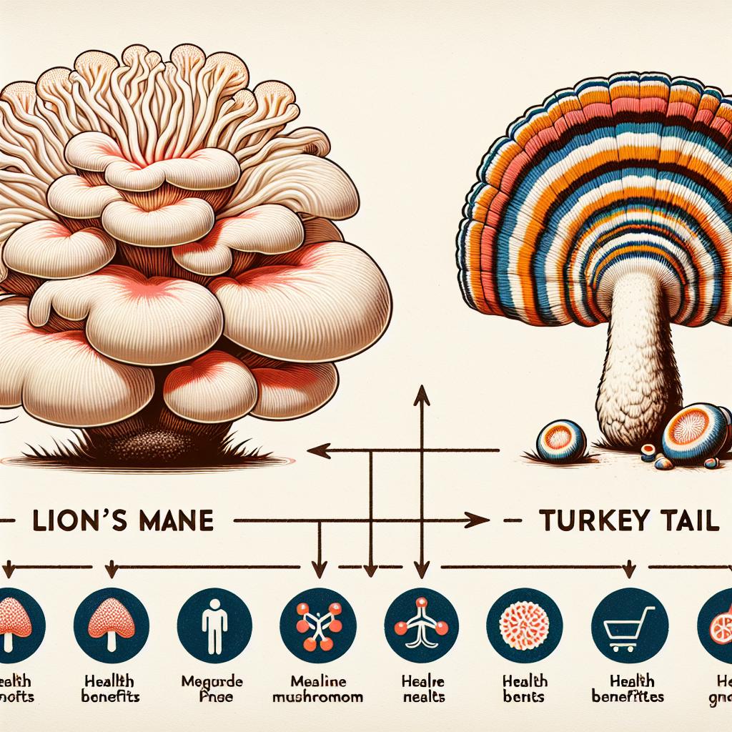 Lion's‌ Mane or Turkey Tail:​ Tailoring Your Choice to Your Health Goals