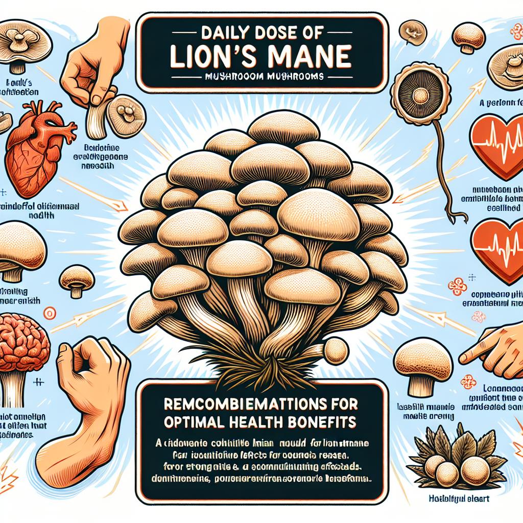 Daily Dose of Lion's Mane: Recommendations for⁢ Optimal Health Benefits