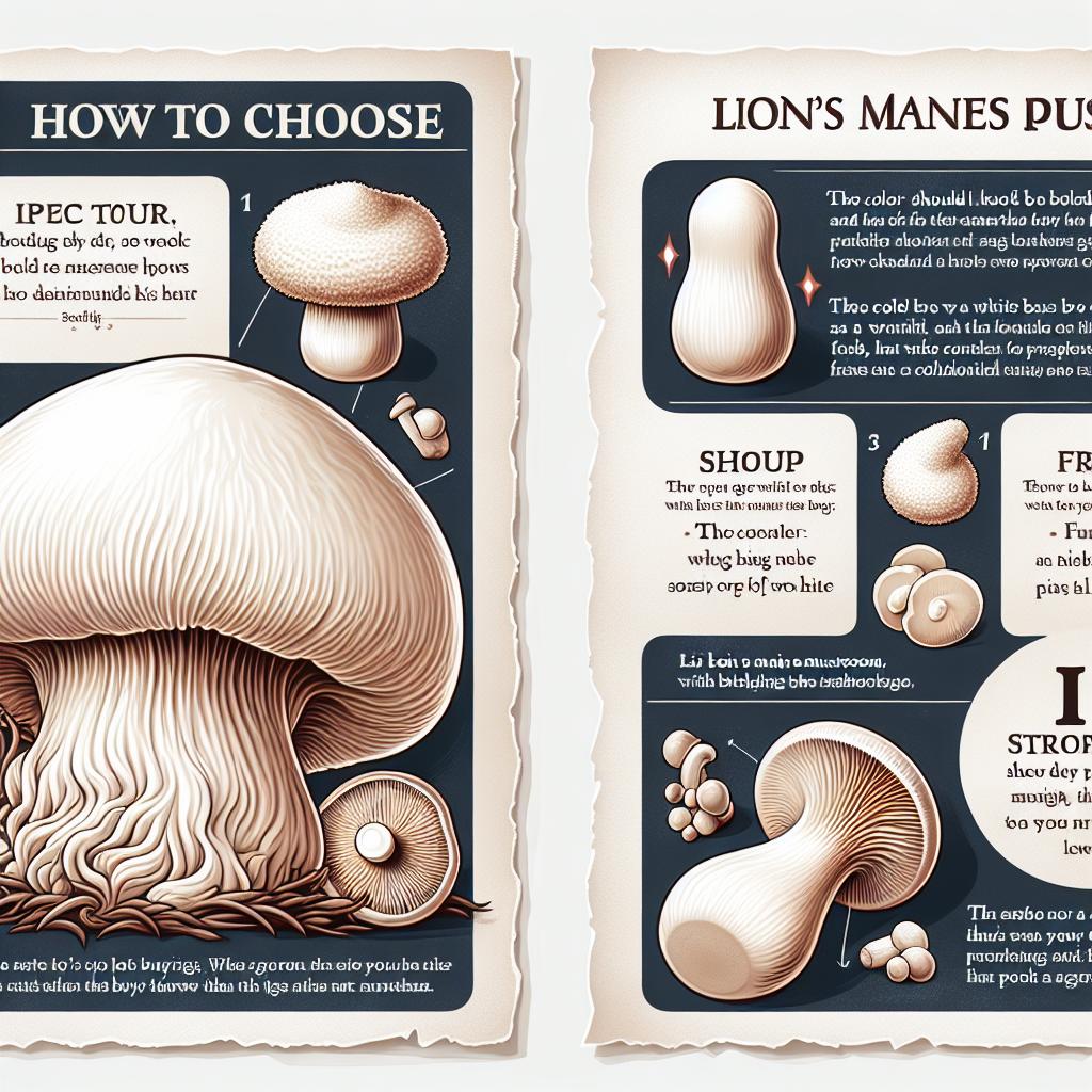 Expert Tips for⁣ Choosing and Storing Your Lion's Mane Mushrooms